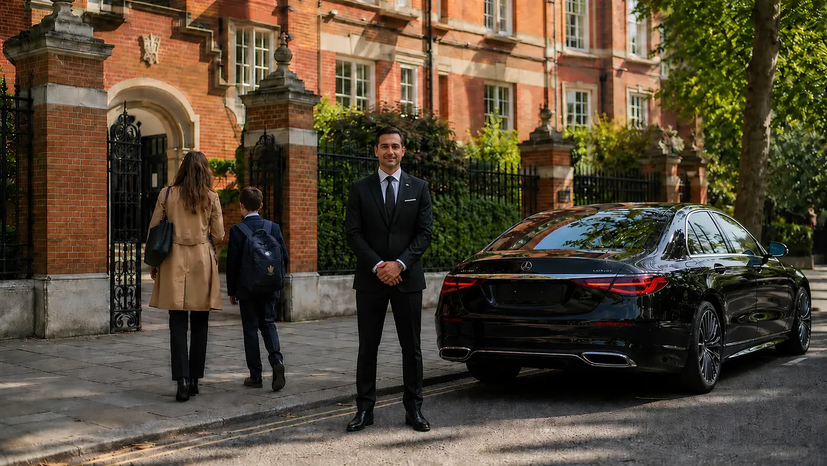 Private chauffeur transfer for students and families