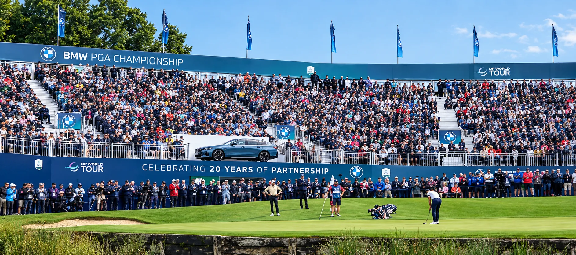 BMW PGA Championship at Wentworth Club West Course with luxury chauffeur hospitality