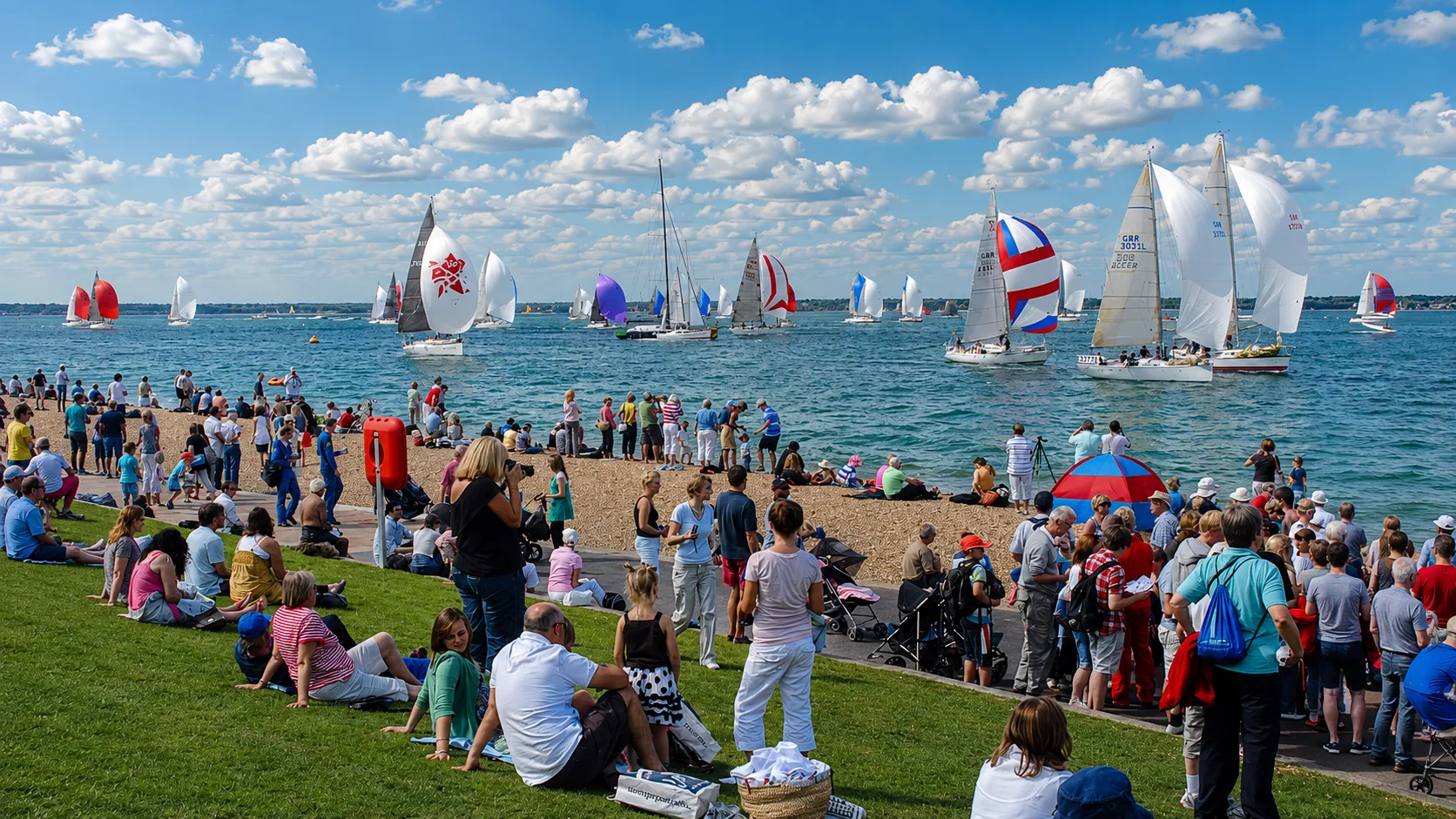 Cowes Week chauffeur service from London to the Isle of Wight with Luxe Drive Cars