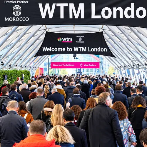 Executive chauffeur arriving on time at ExCeL London for World Travel Market 2026