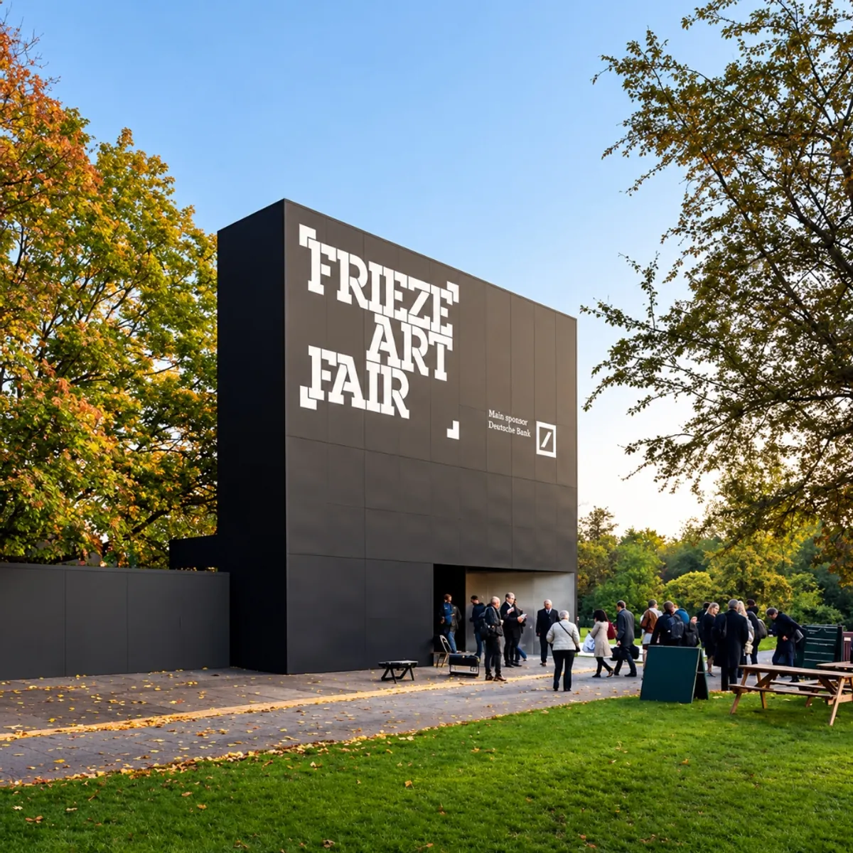 Executive chauffeur arrival at Regent's Park for Frieze London