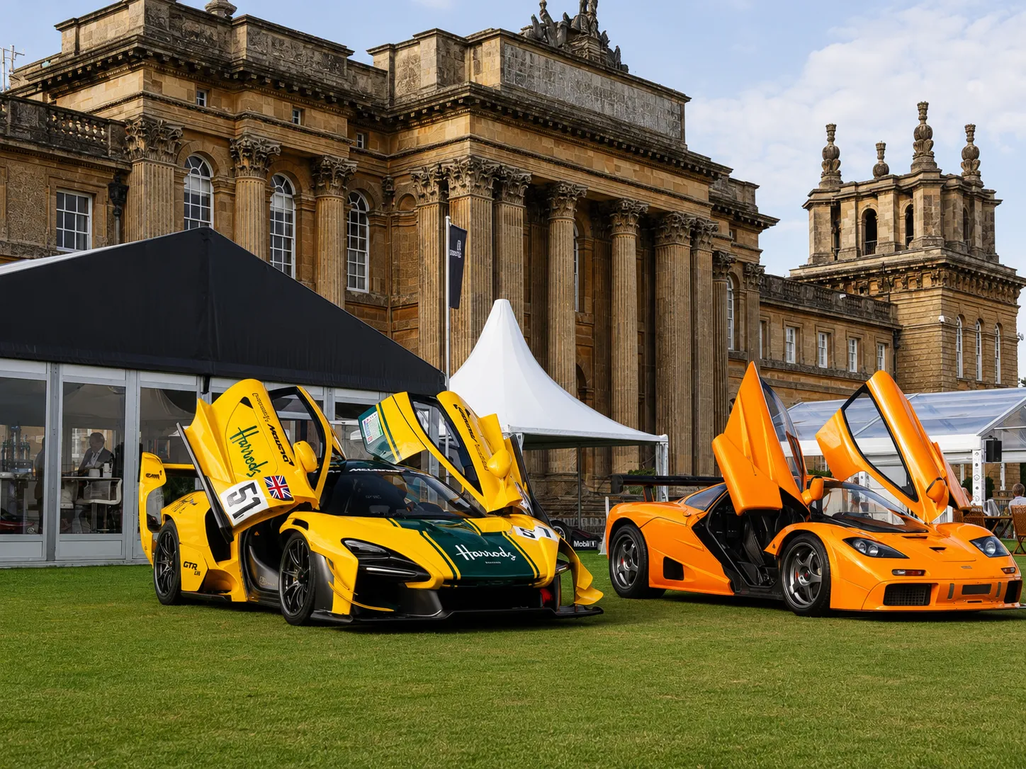 London to Oxfordshire chauffeur transfer for Salon Prive