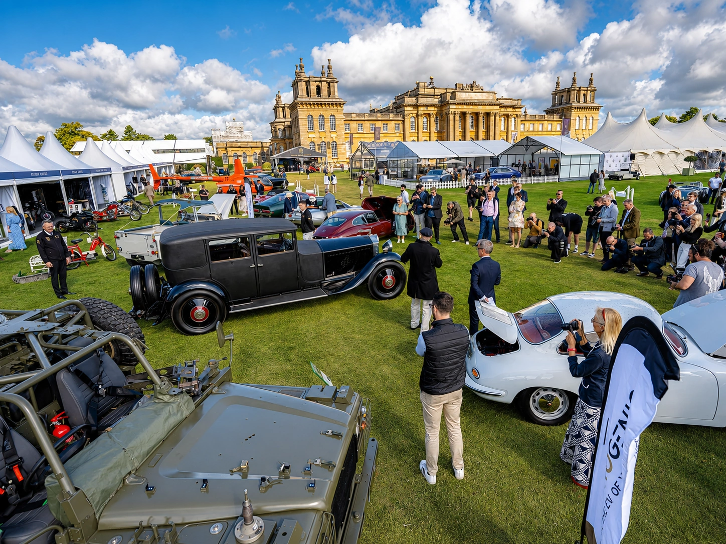 Premium chauffeur experience for Salon Prive Blenheim Palace
