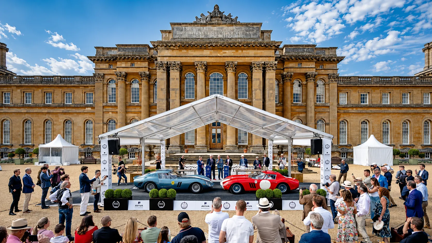 Salon Prive Blenheim Palace chauffeur service luxury event arrival