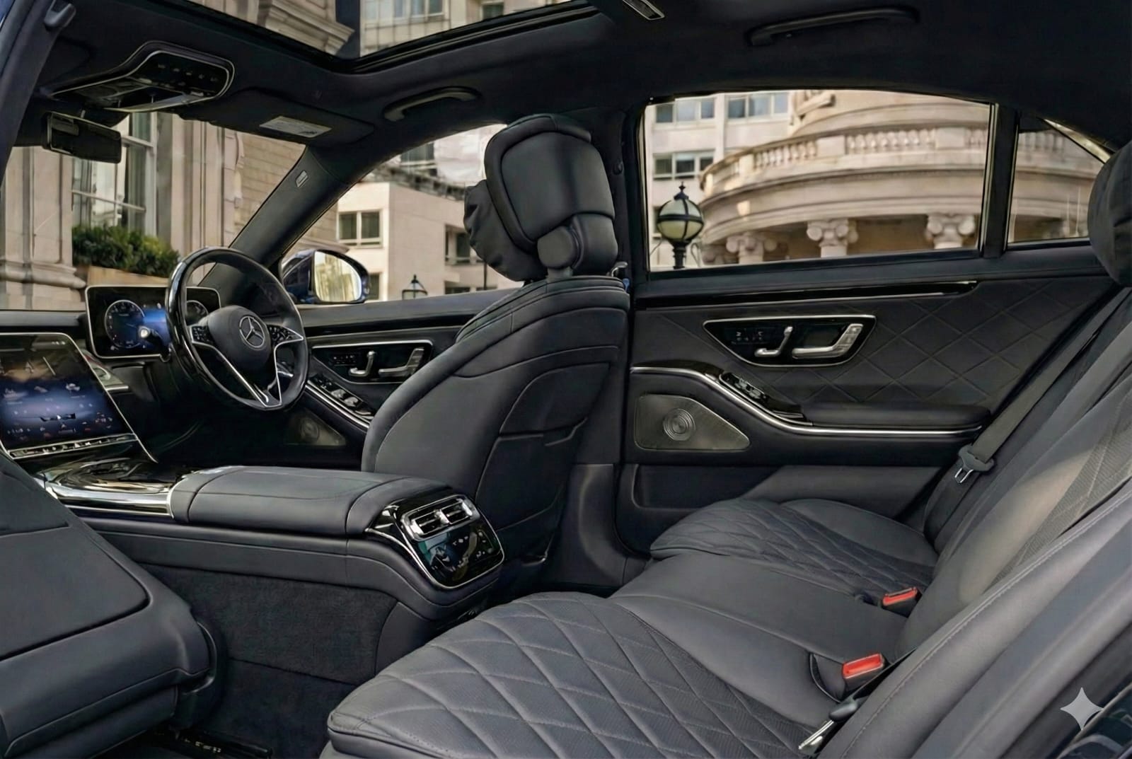 Mercedes S-Class Front View